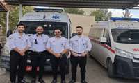بازدید کارشناس کنترل کیفی و مسئول آموزش اورژانس سردشت از پایگاه‌های شهری و جاده‌ای